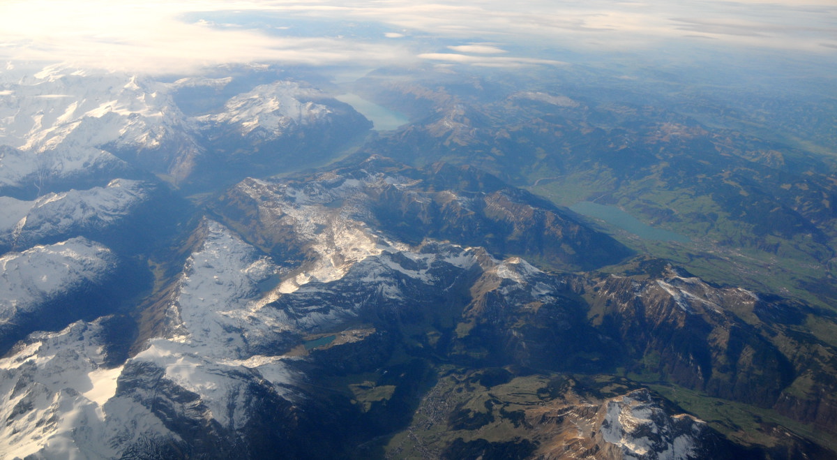 L'' Oberland bernese dall'' alto.